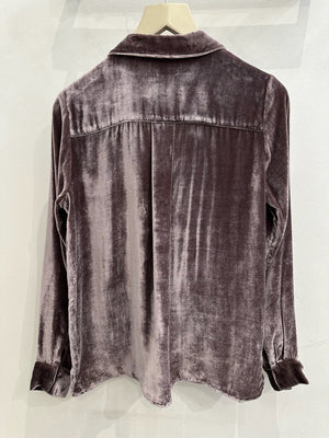 Jodie Brown Velvet Shirt