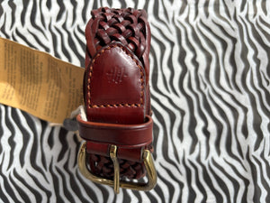 Bruciato Scalloped Woven Belt