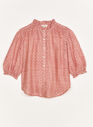 CASSIA PRINT L/S TOP