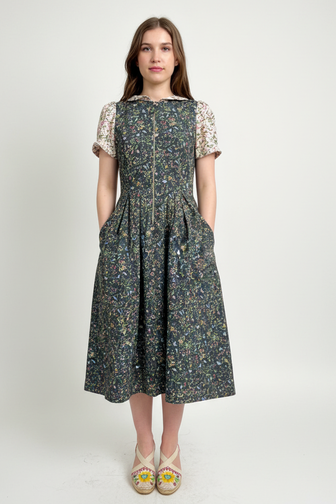 Botanical Sonnet Cotton Dress