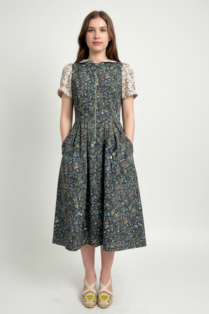 Botanical Sonnet Cotton Dress