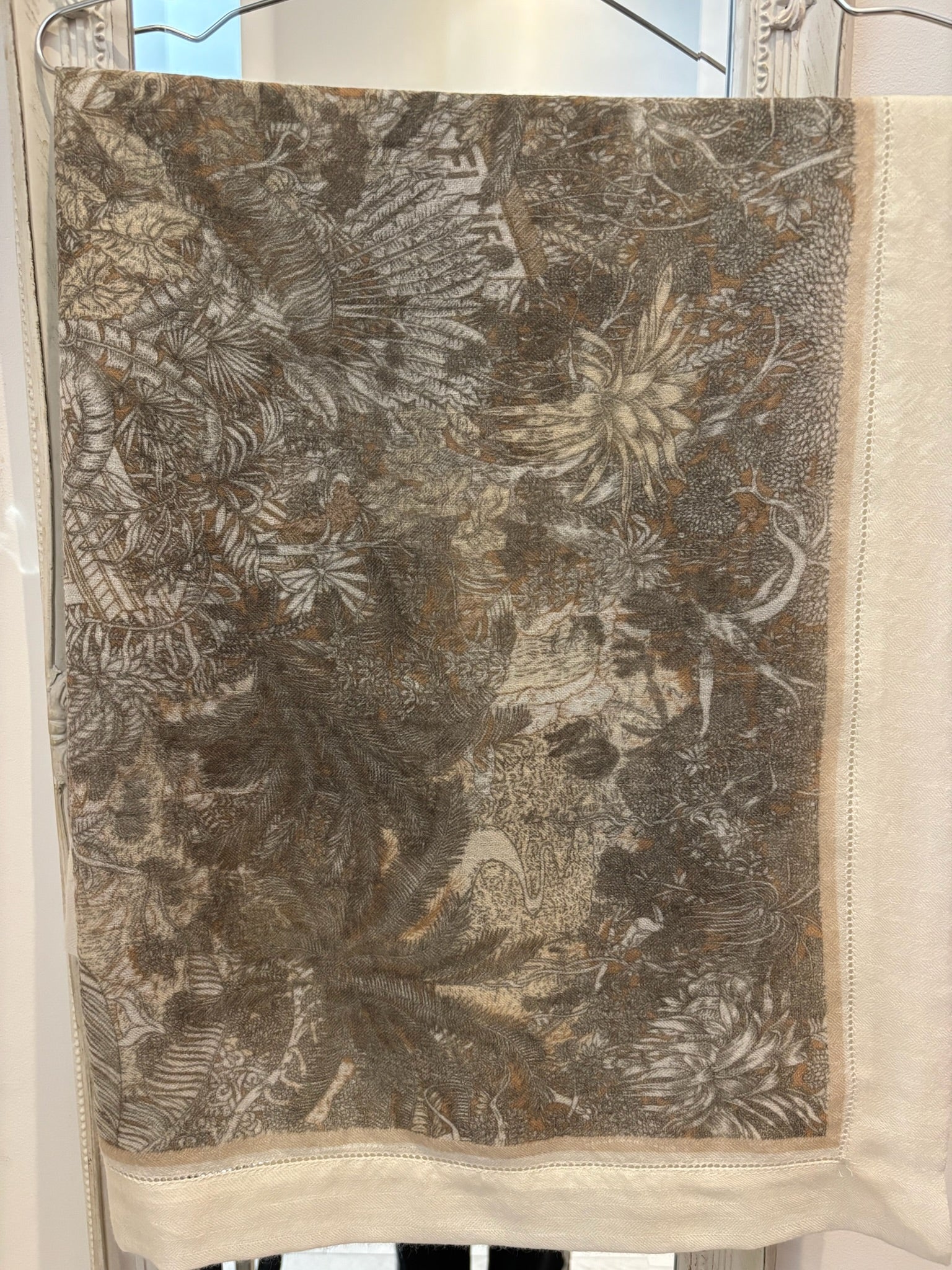 Printed Square Cashmere Scarf