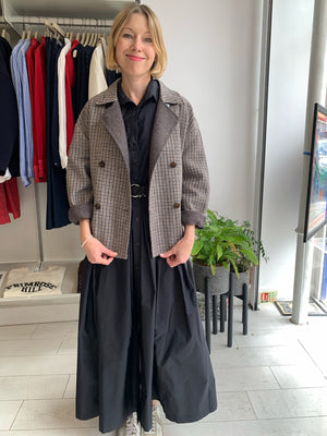 Connie Houndstooth Peacoat