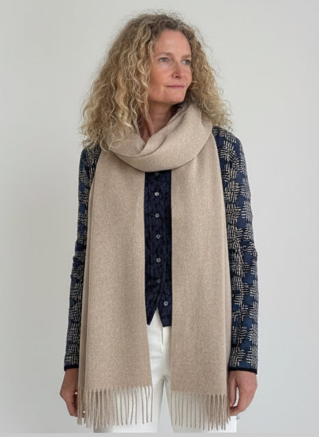 Cashmere Fringed Scarf