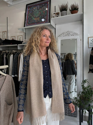 Cashmere Fringed Scarf