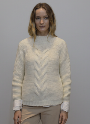 DOLCEVITA WHITE WOOL PULLOVER - PRESS Primrose Hill