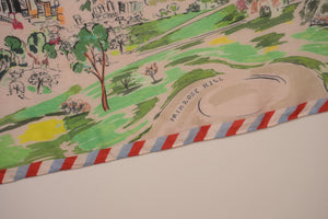 Primrose Hill Panorama Wool-Modal Scarf