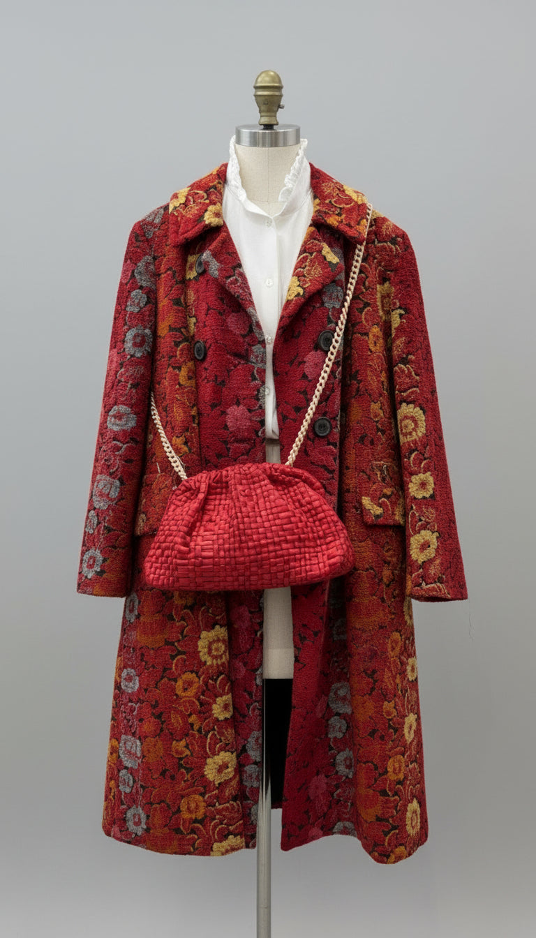 Vintage Chenille Coat