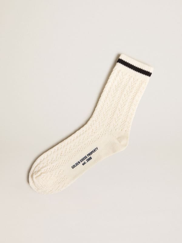 Lucy Lacey Cotton Ankle Socks