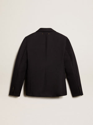 Golden Navy Gabardine DUNE Blazer