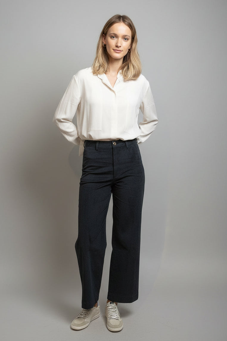 Black-Anthracite Sailor Pincord Pant - PRESS Primrose Hill