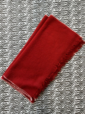 Iron Red Cashmere Scarf