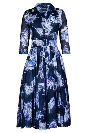 Aster Feather Musola Dress