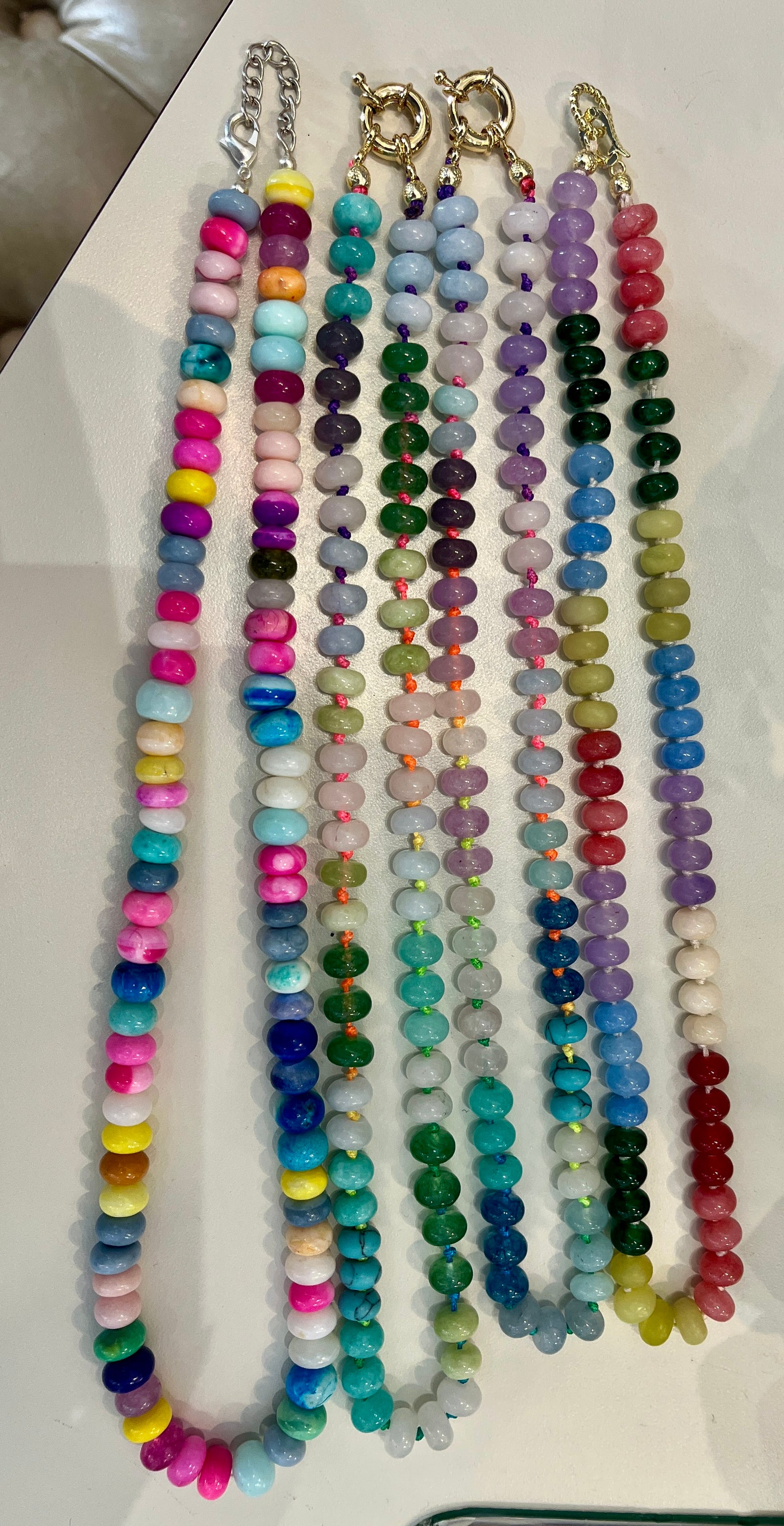 Multi Opal Gemstone Necklaces