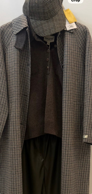 Wool Check Liv Coat