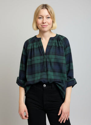 Tartan Mokka Top