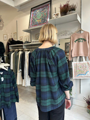 Tartan Mokka Top