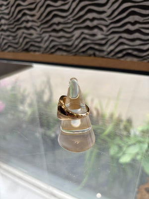 Gold plated signet ring - PRESS Primrose Hill