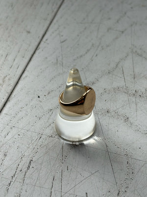 Gold plated signet ring - PRESS Primrose Hill