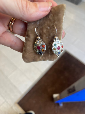 Navratna Gemstone Gold-Plated Jewelry