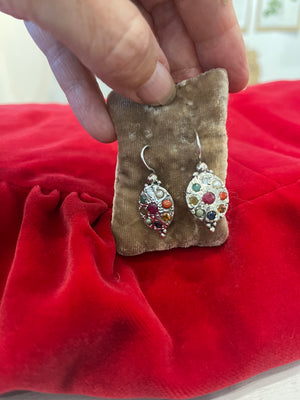 Navratna Gemstone Gold-Plated Jewelry