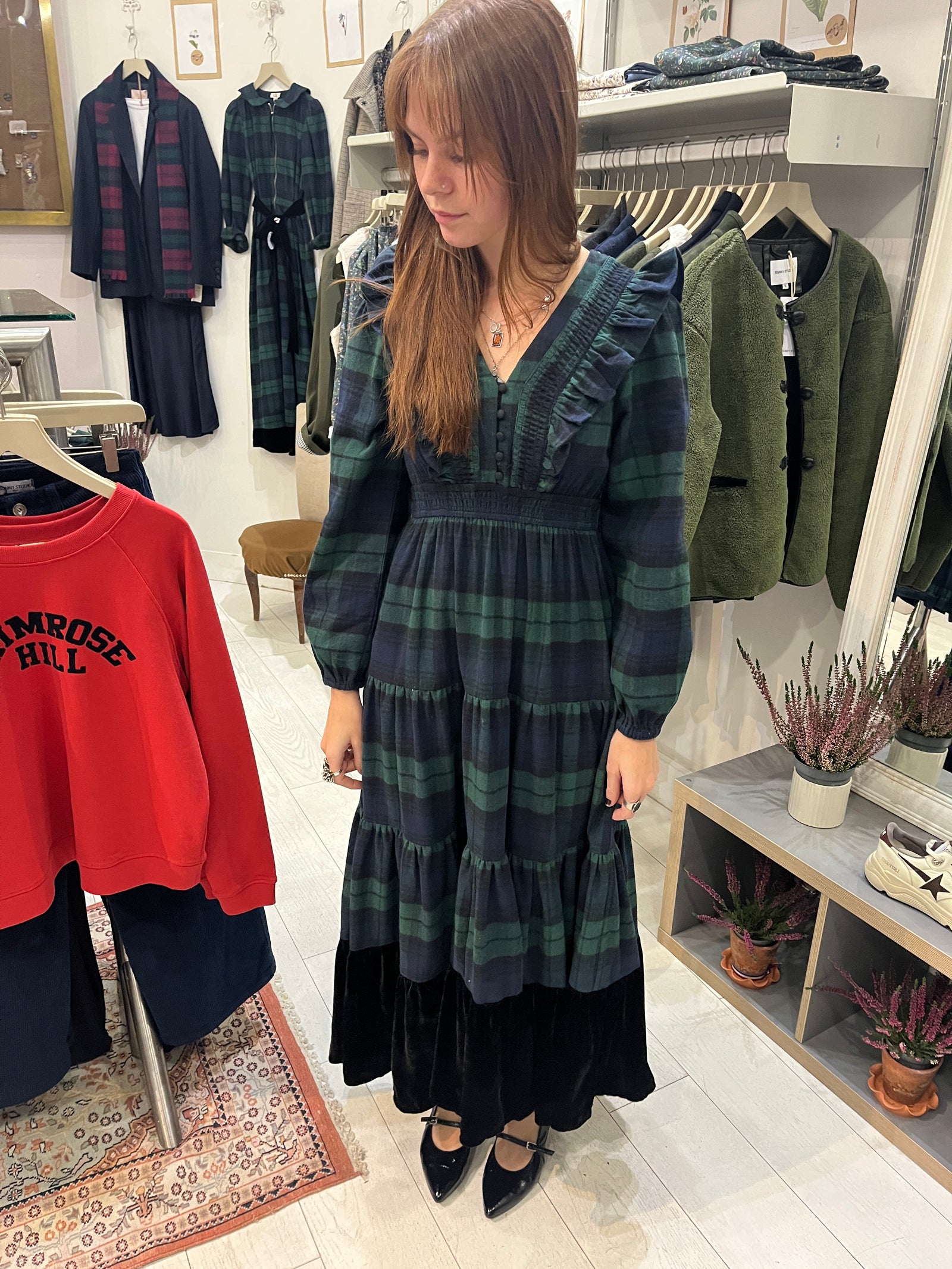 Tartan Bute Long Dress