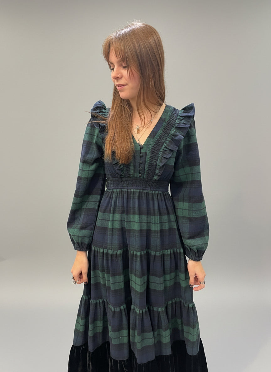Tartan Bute Long Dress