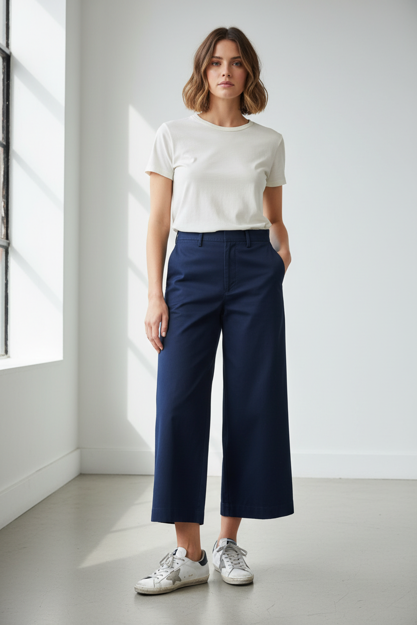 Navy O/D Botanical Sailor Tux Pants - PRESS Primrose Hill