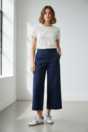 Navy O/D Botanical Sailor Tux Pants - PRESS Primrose Hill