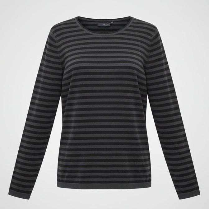 Breton Navy Tonal Long-Sleeve Tee