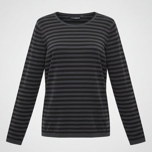 Breton Navy Tonal Long-Sleeve Tee