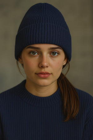 Rib Beanie 'Bonnet"