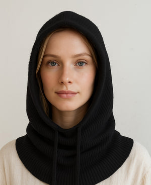 Knitted HOOD 'Cagoule'