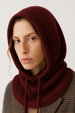 Knitted HOOD 'Cagoule'