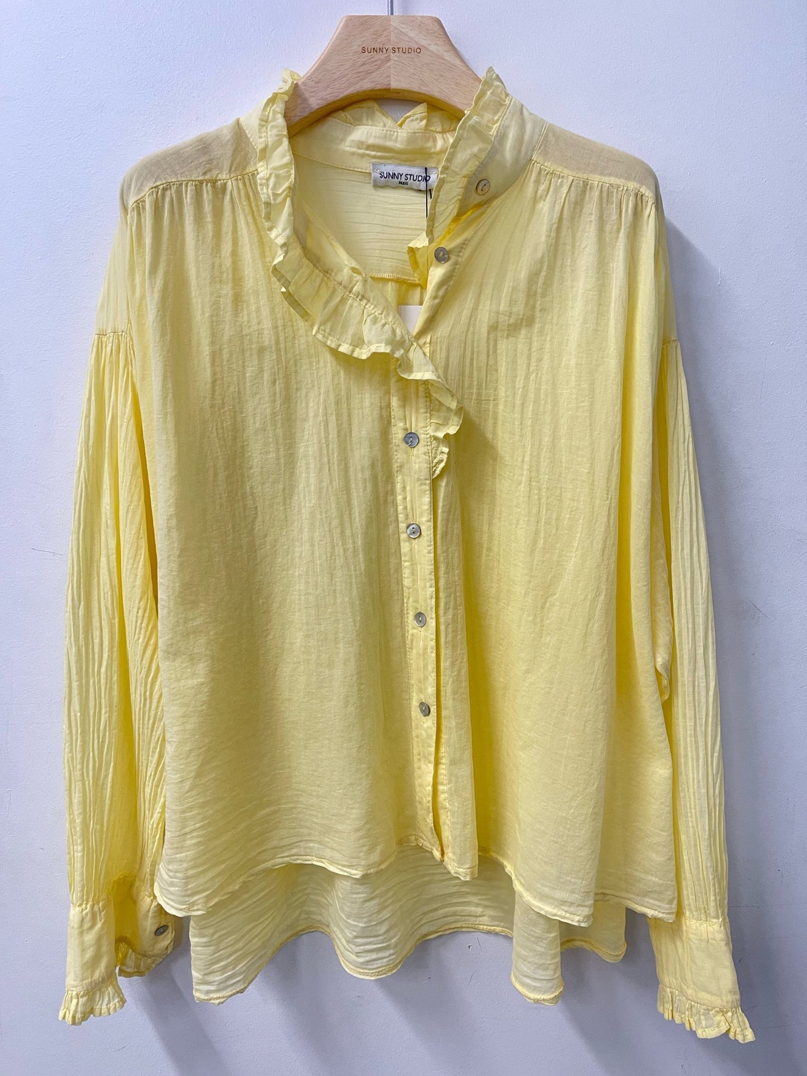 Yellow Poet Shirt