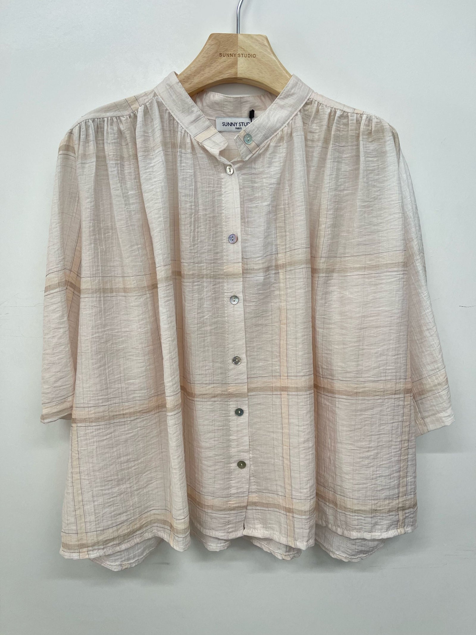 Beige Pink Blouse - PRESS Primrose Hill
