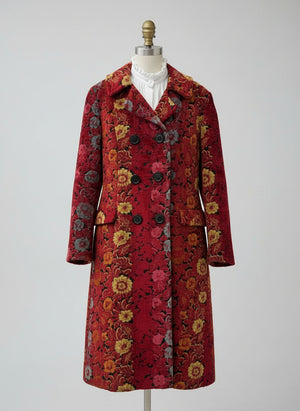 Vintage Chenille Coat