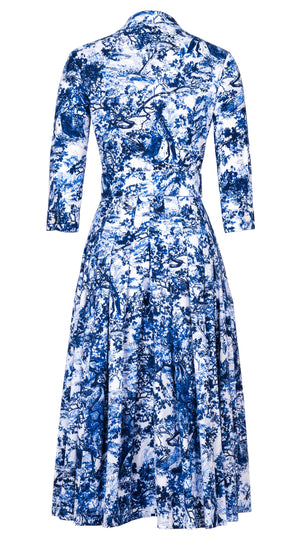 Audrey Safari Indigo Dress