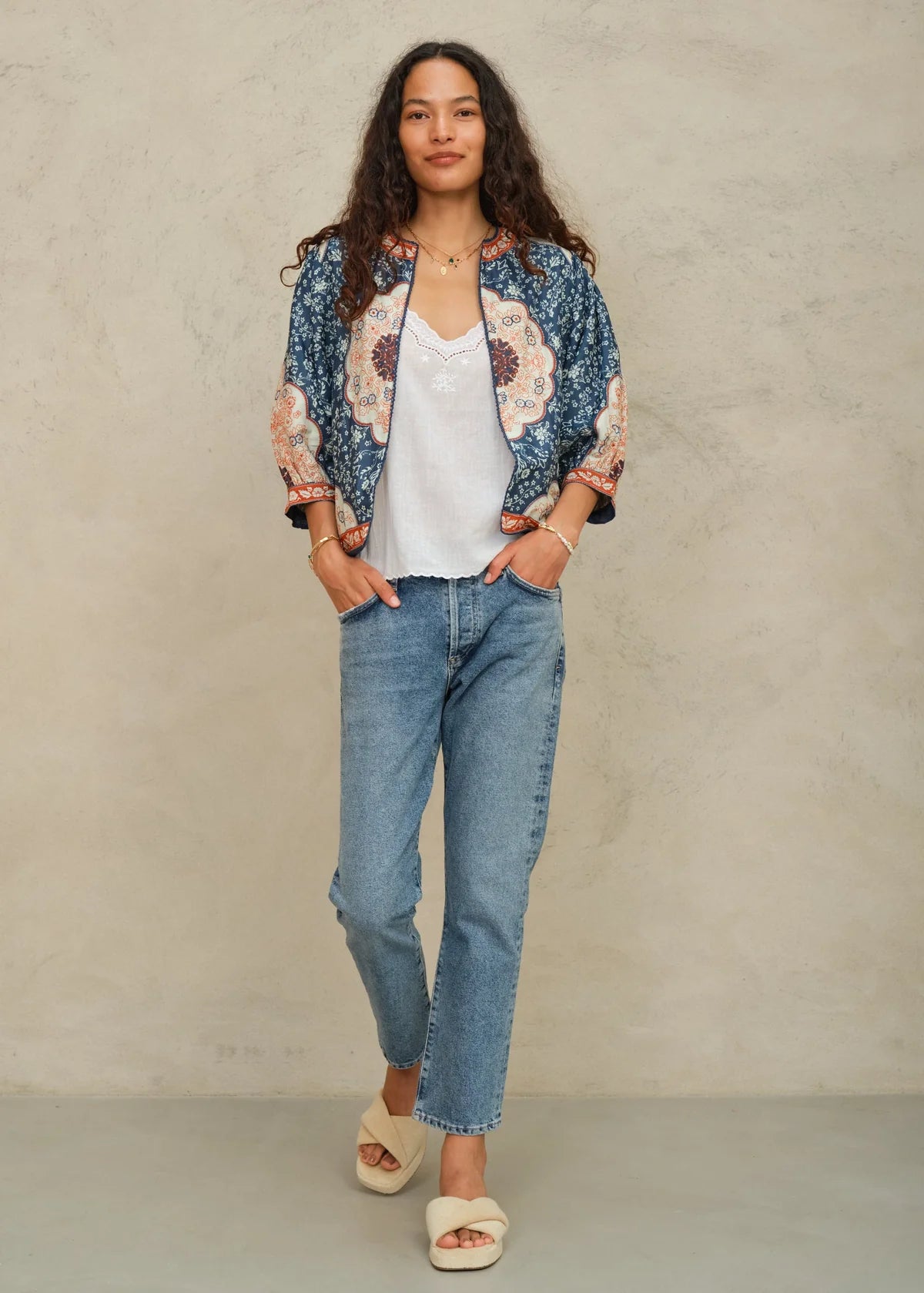 URSA PRINT & EMB JKT - PRESS Primrose Hill