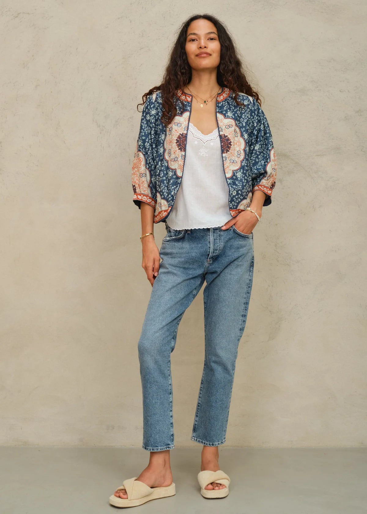 URSA PRINT & EMB JKT - PRESS Primrose Hill