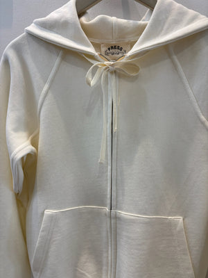 White PRIMROSE HILL Zip-UP Hoodie