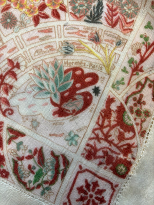 Printed Square Cashmere Scarf