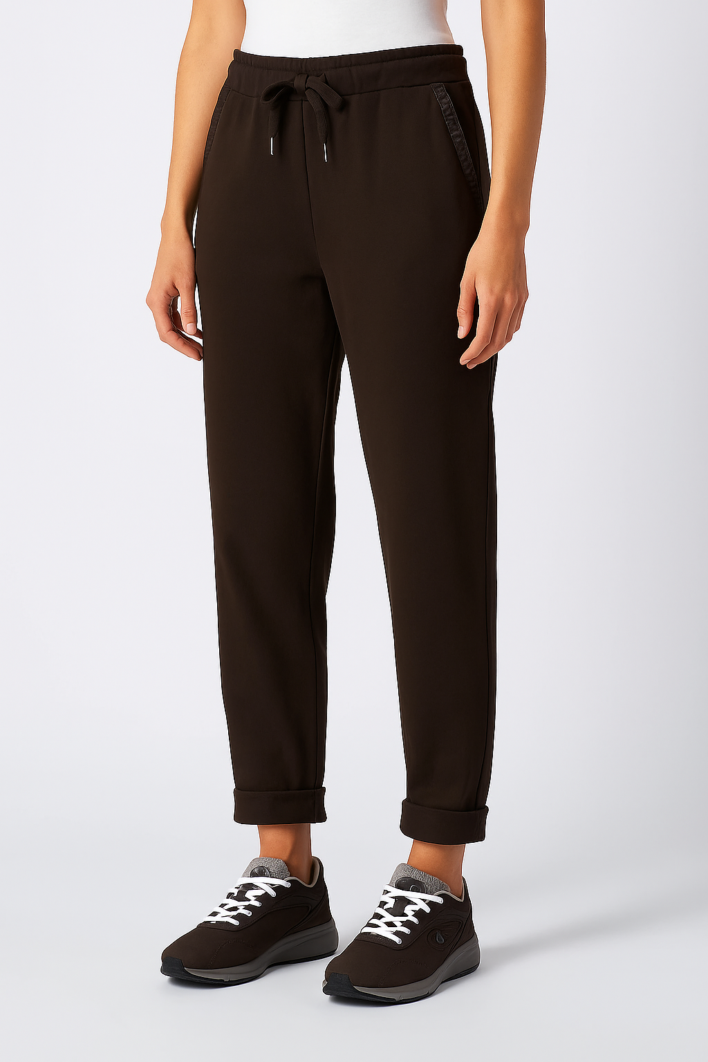 Dark Brown Tux Jogger Pants - PRESS Primrose Hill