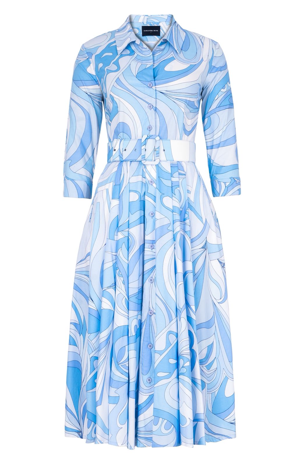 Laurent Blue Pucci Dress - PRESS Primrose Hill