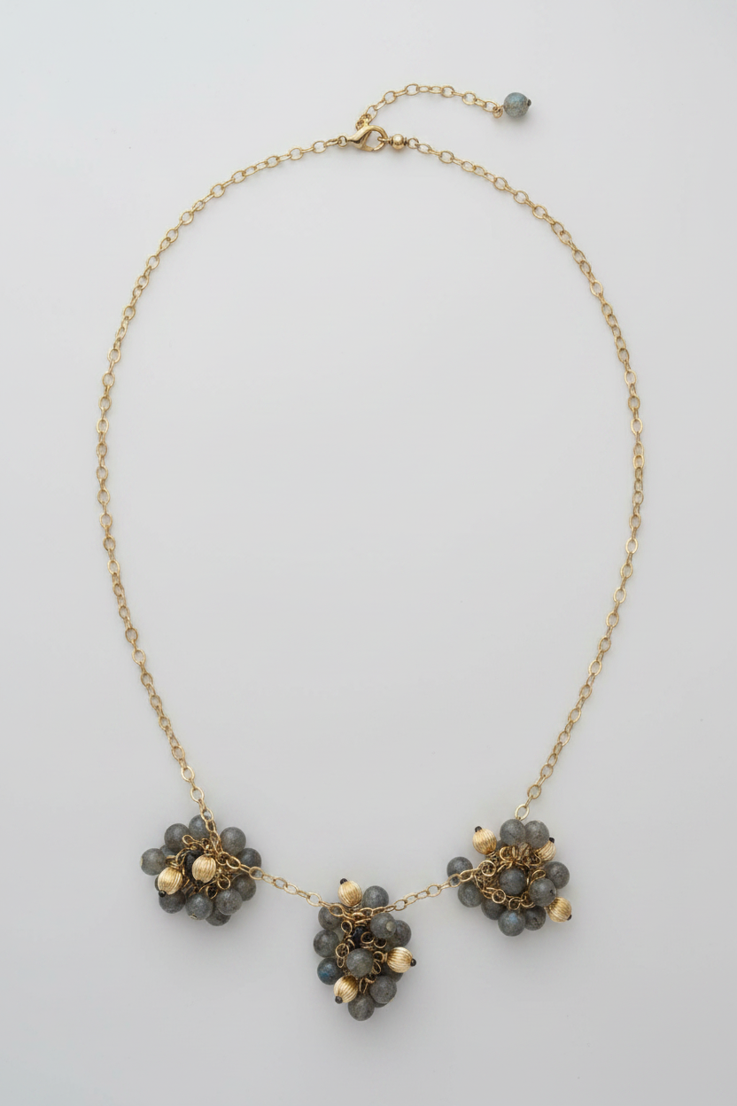 Labradorite & Gold  Necklace