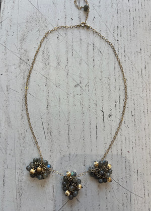 Labradorite & Gold  Necklace