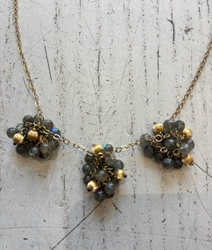 Labradorite & Gold  Necklace