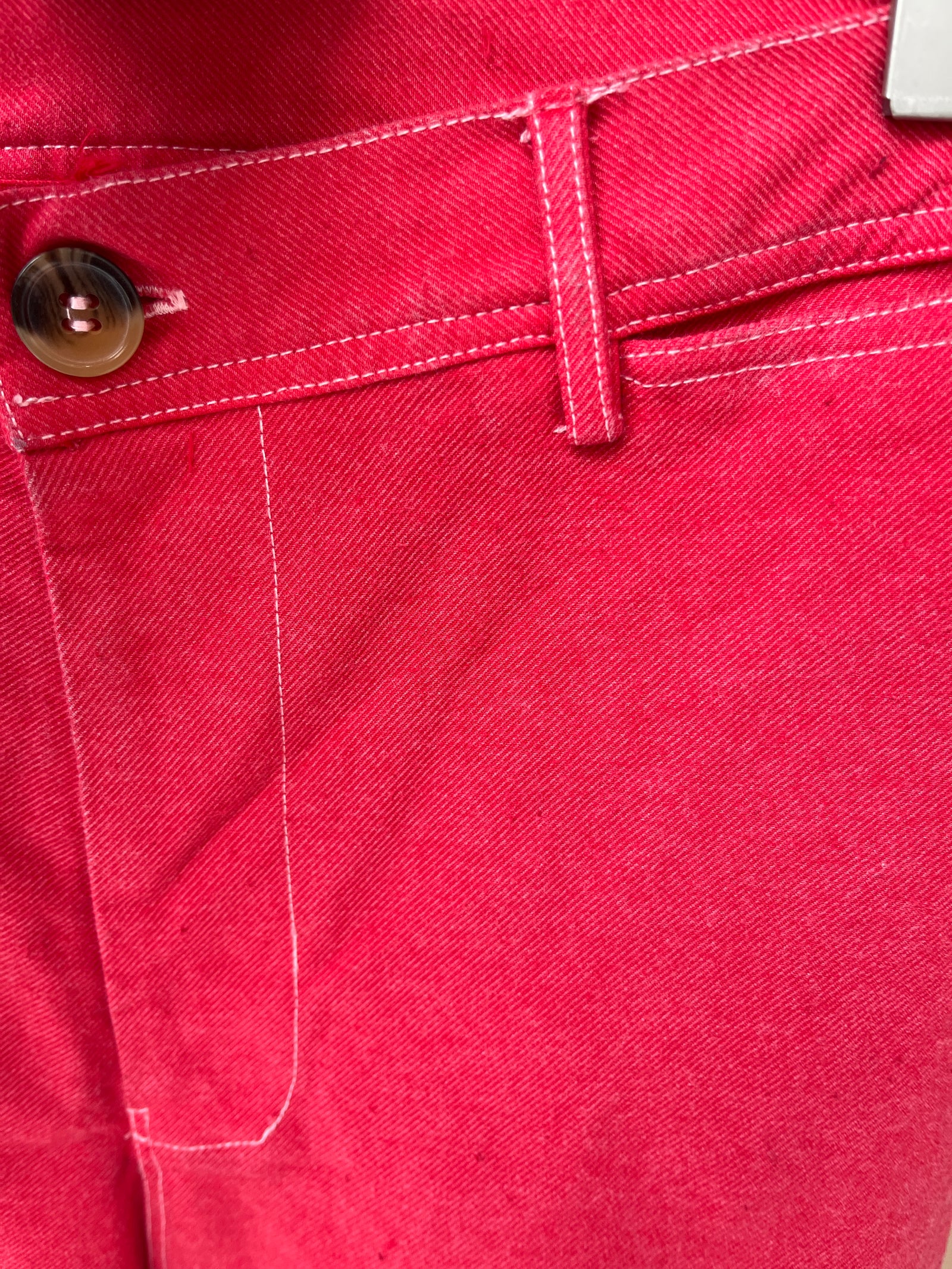 Red Twill Sailor Pant