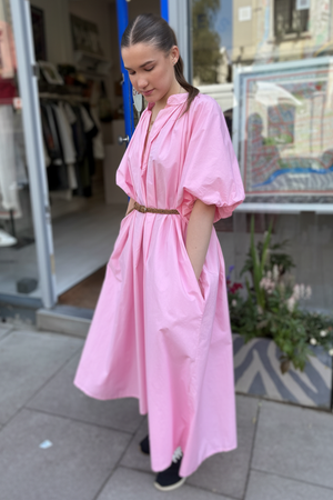 Pink Italian Cotton Dress