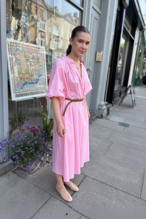 Pink Italian Cotton Dress